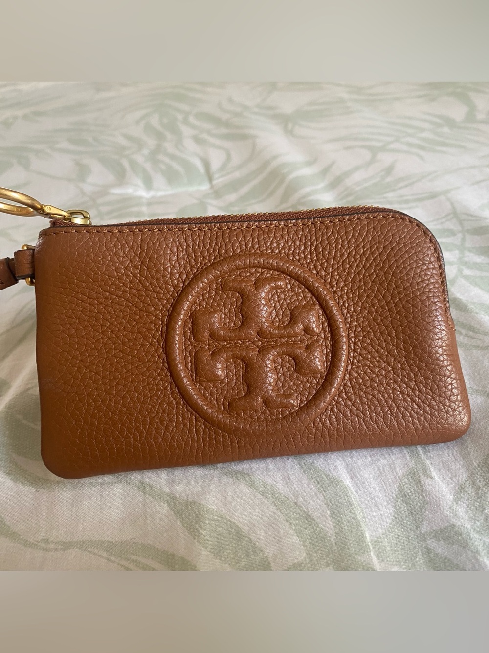 Tory Burch Perry Bombe Zip Card Case Wallet